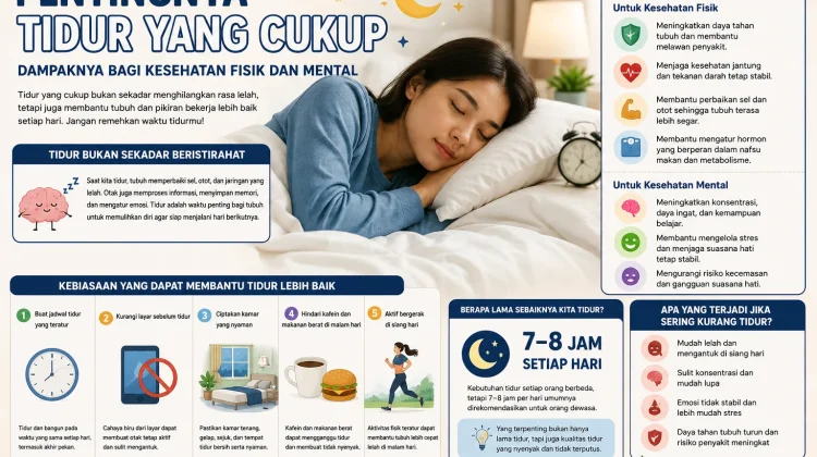 Mengenal Hubungan Kualitas Tidur dengan Kesehatan Fisik dan Mental